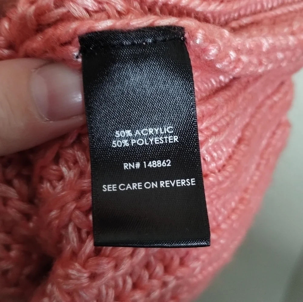 Torrid Chunky Pullover Hooded Raglan Sweater Rose Plus Size 3X